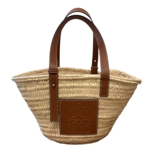 Loewe Handbags - Loewe x Paula’s Ibiza Basket Bag in Palm Leaf with Leather Handles